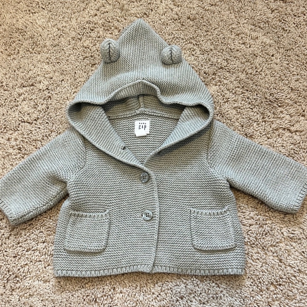 Baby Gap Bear Sweater Hoodie